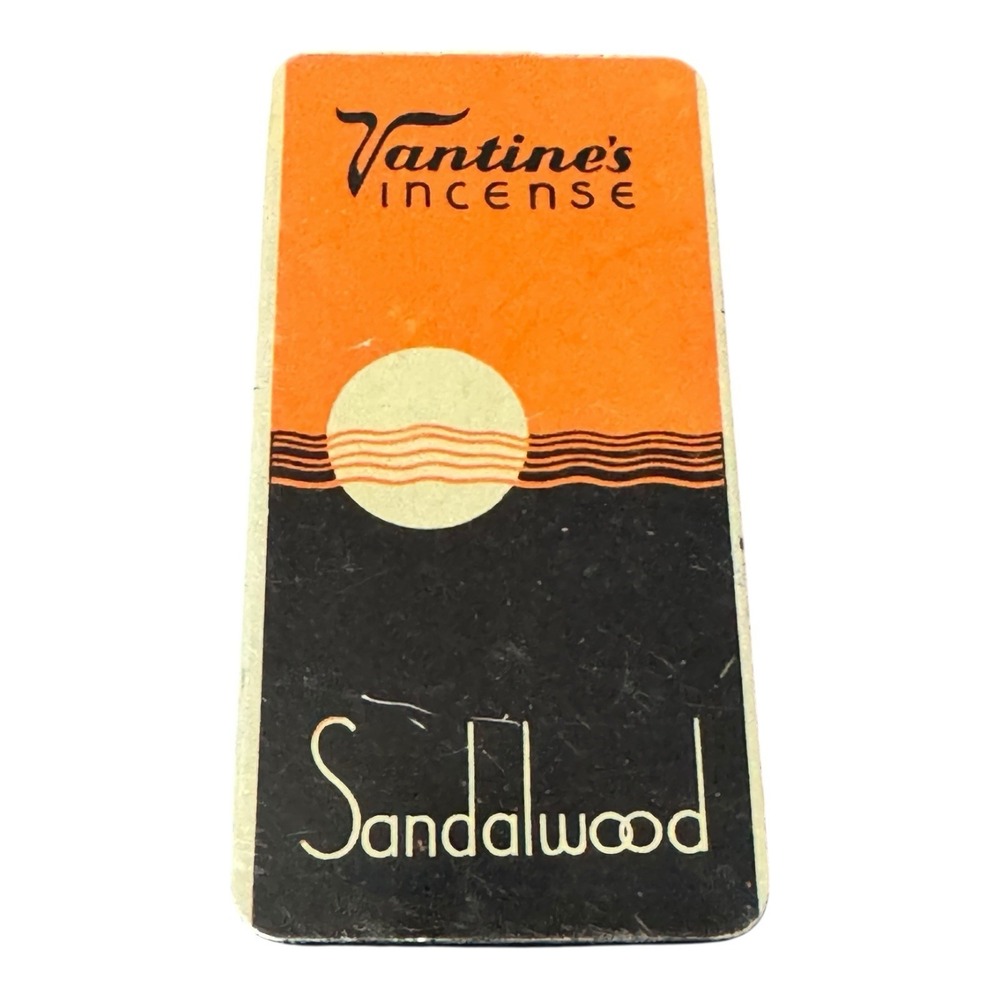 Vintage Vantines Incense‎ Sandalwood Empty Tin  New York
